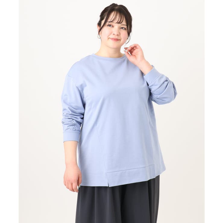 【大きいサイズ】袖ギャザーウラケプルオーバー | eur3 | 詳細画像4 