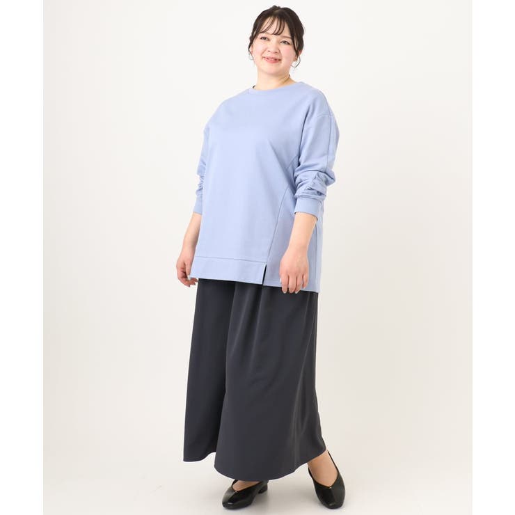 【大きいサイズ】袖ギャザーウラケプルオーバー | eur3 | 詳細画像7 