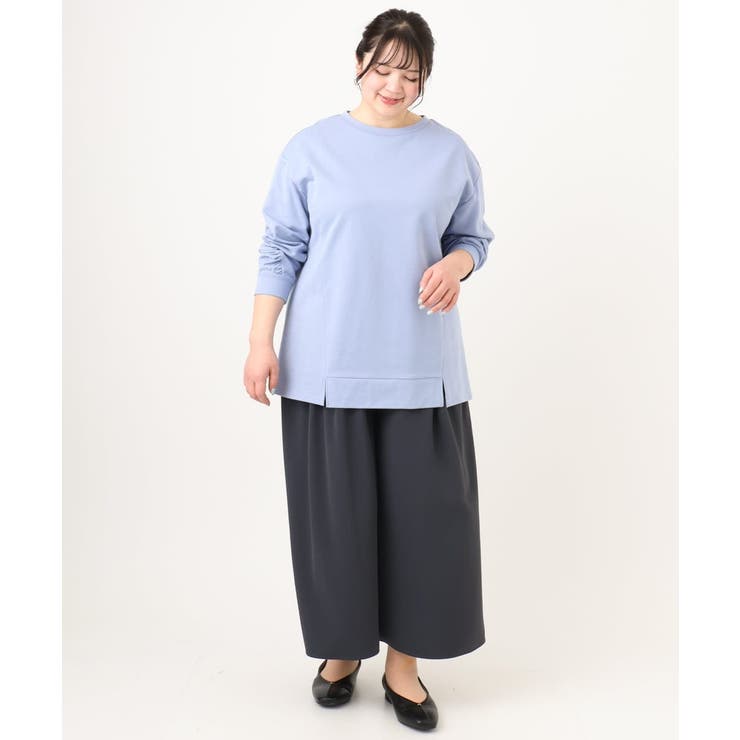 【大きいサイズ】袖ギャザーウラケプルオーバー | eur3 | 詳細画像8 