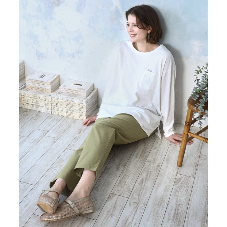 【大きいサイズ】コットン長袖Tシャツ | eur3 | 詳細画像12 