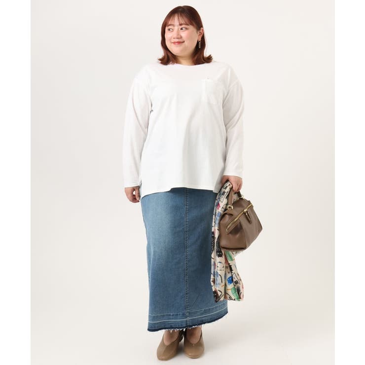 【大きいサイズ】コットン長袖Tシャツ | eur3 | 詳細画像16 