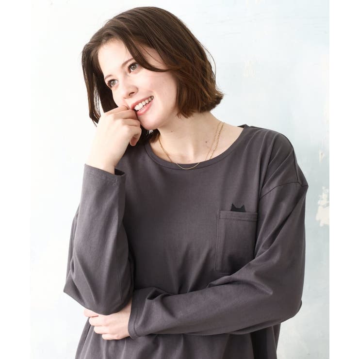 【大きいサイズ】コットン長袖Tシャツ | eur3 | 詳細画像17 