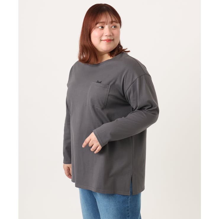 【大きいサイズ】コットン長袖Tシャツ | eur3 | 詳細画像19 