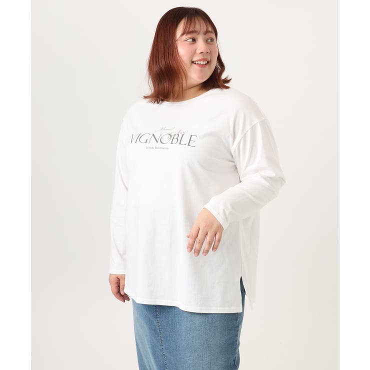 【大きいサイズ】コットン長袖Tシャツ | eur3 | 詳細画像2 