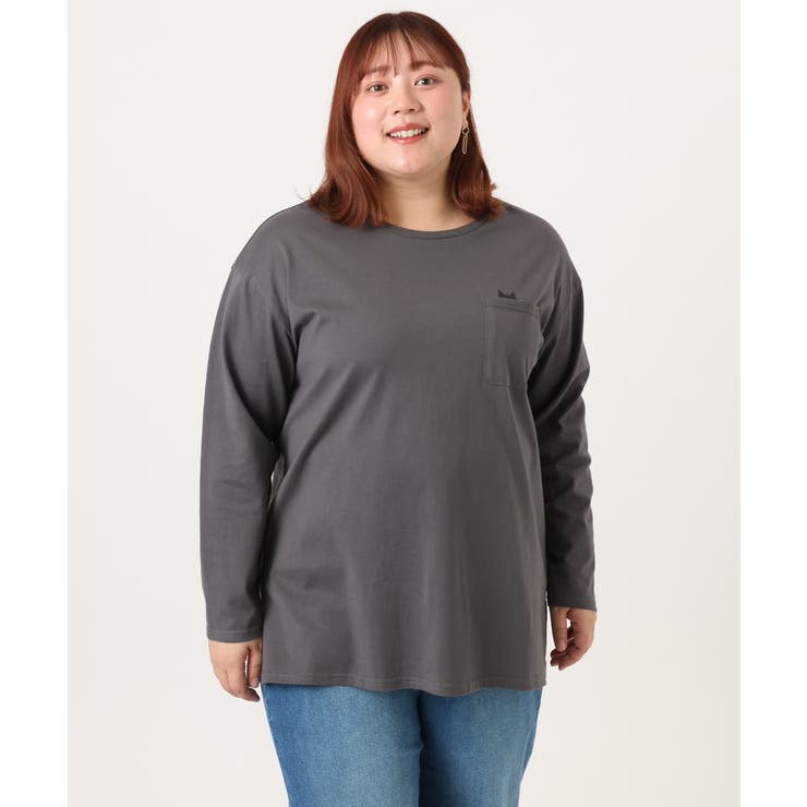 【大きいサイズ】コットン長袖Tシャツ | eur3 | 詳細画像20 