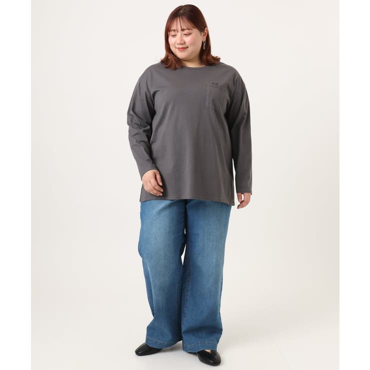 【大きいサイズ】コットン長袖Tシャツ | eur3 | 詳細画像23 