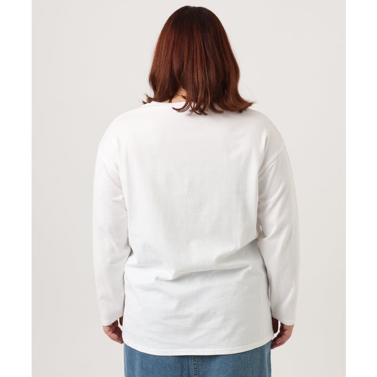 【大きいサイズ】コットン長袖Tシャツ | eur3 | 詳細画像4 
