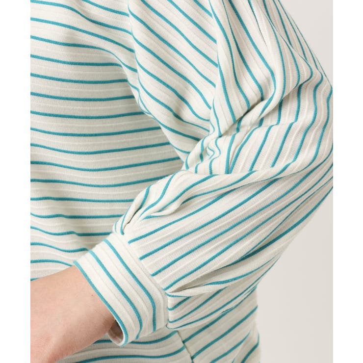 【WEB先行販売】【大きいサイズ】リップルボーダーカットソー | eur3 | 詳細画像14 
