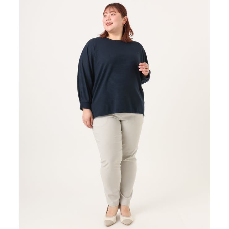 【WEB先行販売】【大きいサイズ】リップルボーダーカットソー | eur3 | 詳細画像26 
