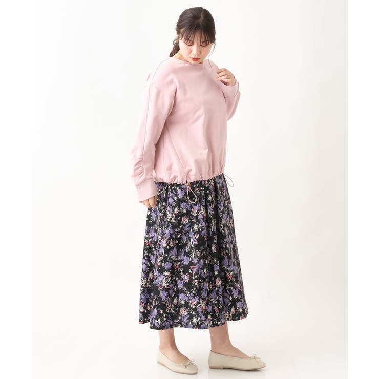 【大きいサイズ】袖ギャザー裏毛トップス | eur3 | 詳細画像16 