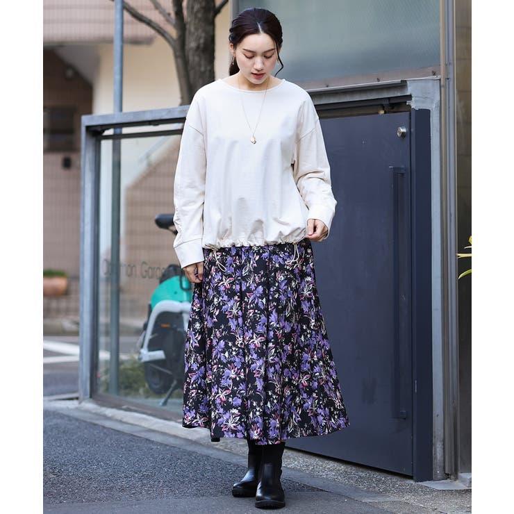 【大きいサイズ】袖ギャザー裏毛トップス | eur3 | 詳細画像17 