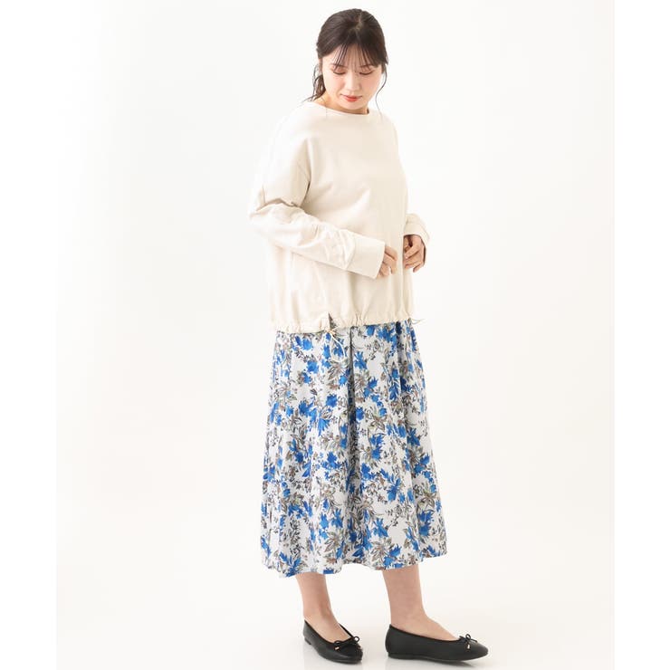 【大きいサイズ】袖ギャザー裏毛トップス | eur3 | 詳細画像24 