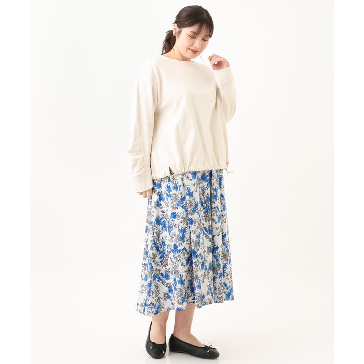 【大きいサイズ】袖ギャザー裏毛トップス | eur3 | 詳細画像26 