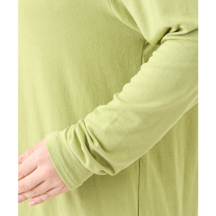 【大きいサイズ】クルーネックシアーカットソー | eur3 | 詳細画像11 