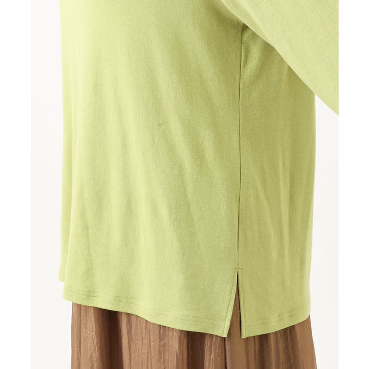 【大きいサイズ】クルーネックシアーカットソー | eur3 | 詳細画像12 