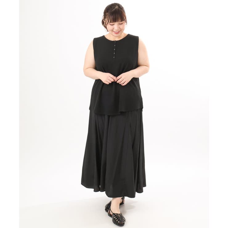 【大きいサイズ】ヘンリーネックタンクトップ | eur3 | 詳細画像20 