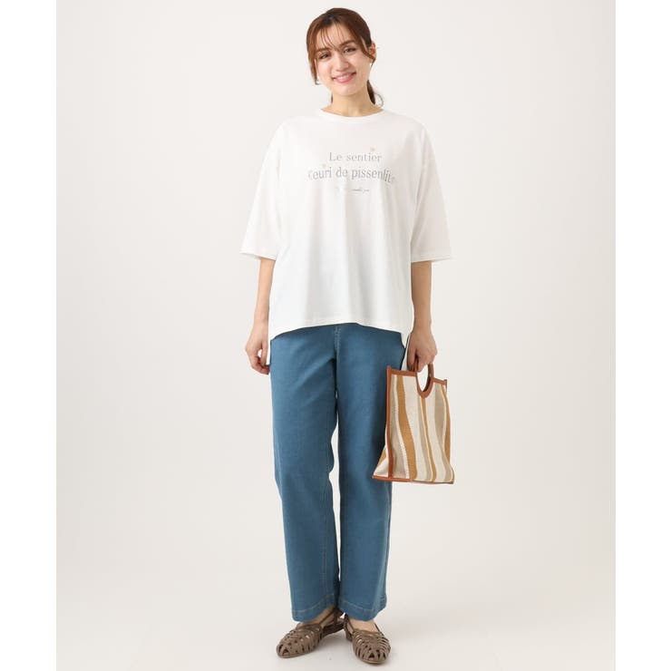 【大きいサイズ】コットンロゴTシャツ | eur3 | 詳細画像15 