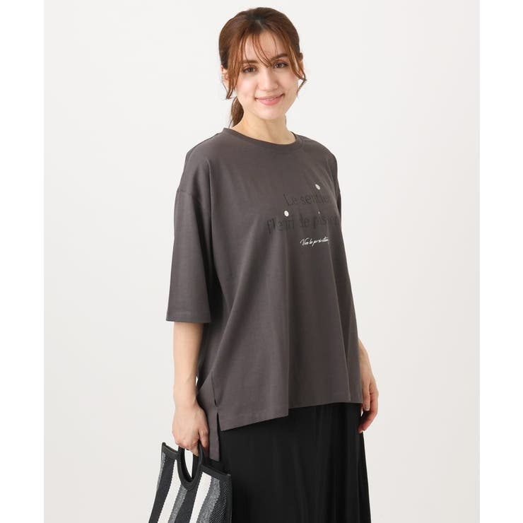 【大きいサイズ】コットンロゴTシャツ | eur3 | 詳細画像27 