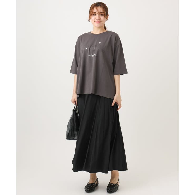 【大きいサイズ】コットンロゴTシャツ | eur3 | 詳細画像34 