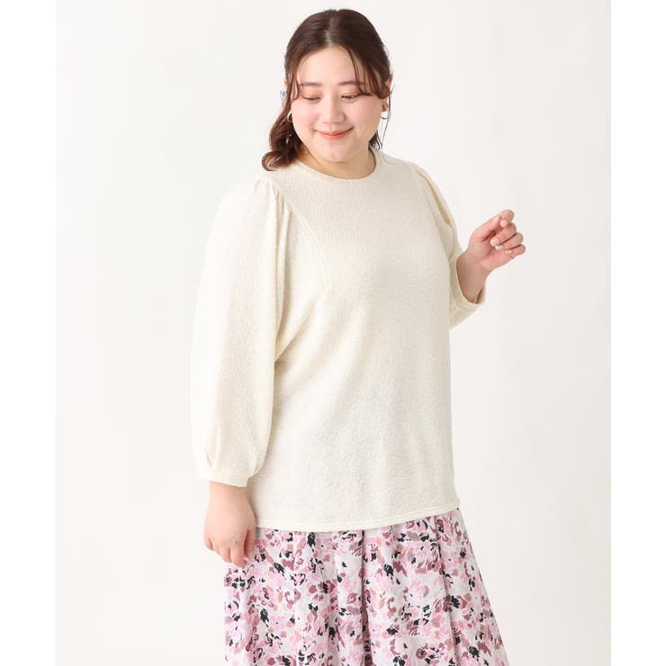 【大きいサイズ】ポコポコジャージートップス | eur3 | 詳細画像15 