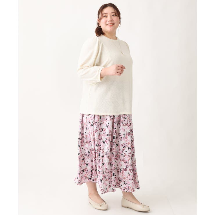 【大きいサイズ】ポコポコジャージートップス | eur3 | 詳細画像23 