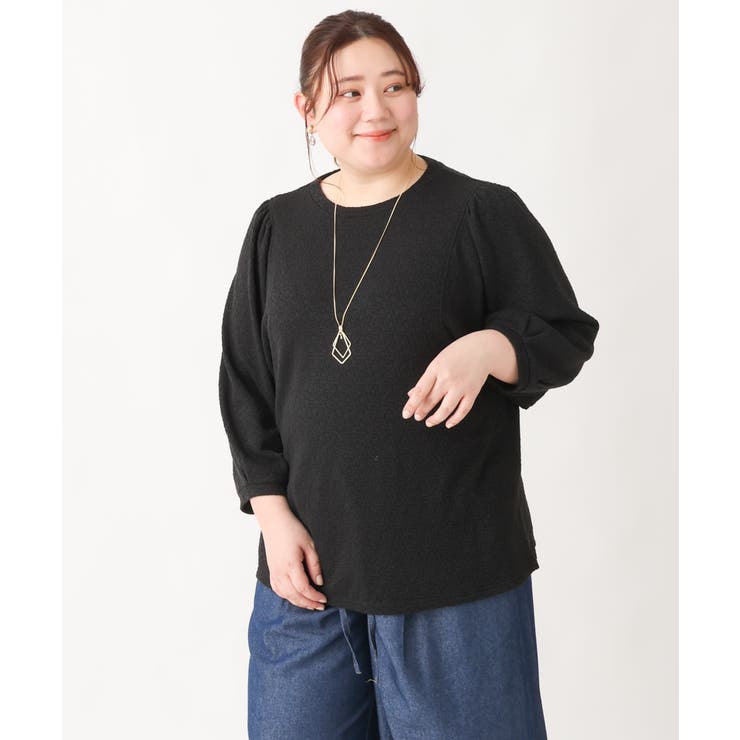 【大きいサイズ】ポコポコジャージートップス | eur3 | 詳細画像24 