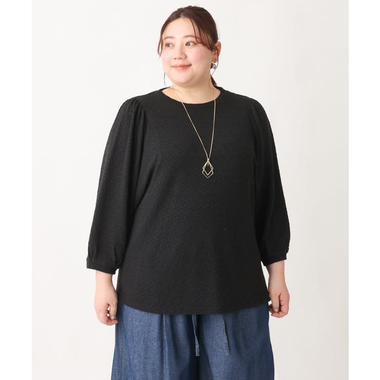 【大きいサイズ】ポコポコジャージートップス | eur3 | 詳細画像25 