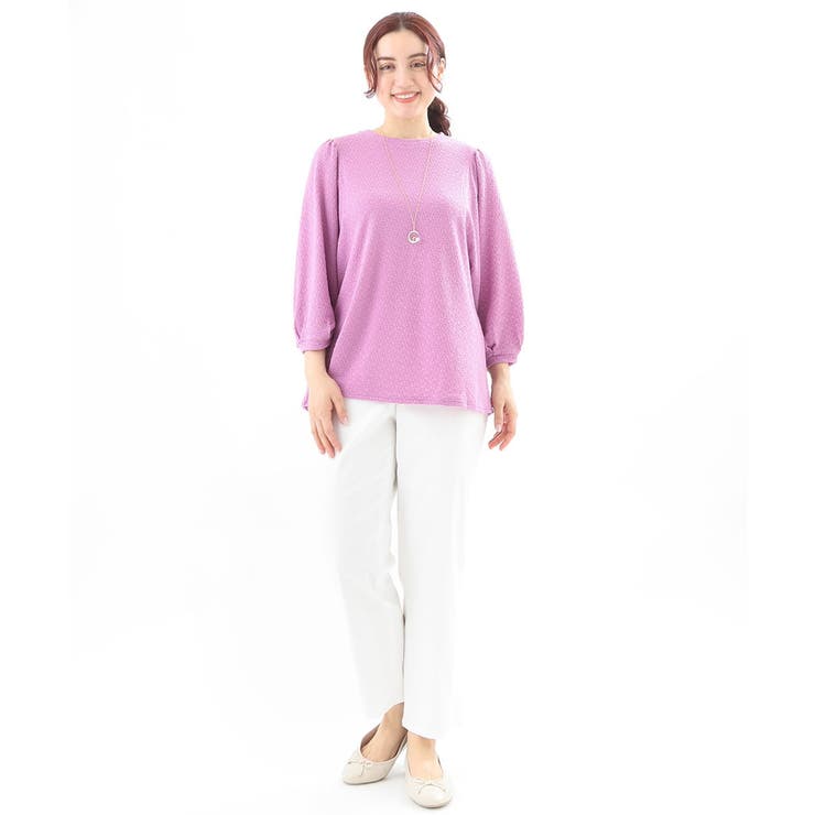 【大きいサイズ】ポコポコジャージートップス | eur3 | 詳細画像3 