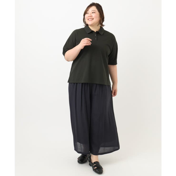 【大きいサイズ】カノコ半袖ポロシャツ | eur3 | 詳細画像13 