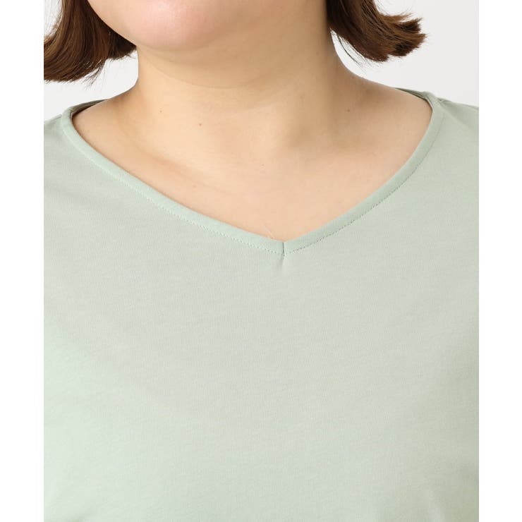 【大きいサイズ】ラッフルスリーブカットソー | eur3 | 詳細画像8 