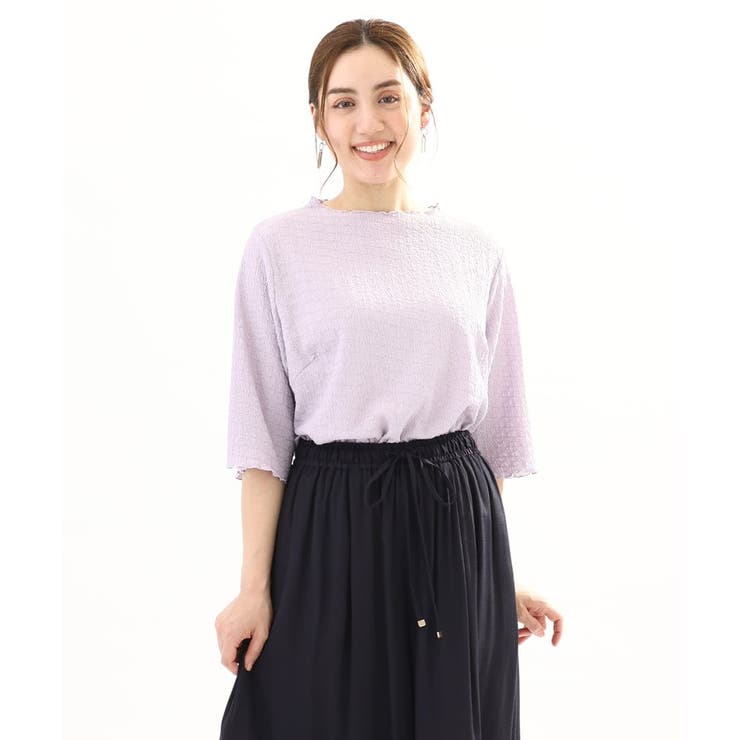 【大きいサイズ】メローぽこぽこカットソー | eur3 | 詳細画像14 