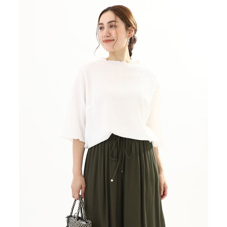 【大きいサイズ】メローぽこぽこカットソー | eur3 | 詳細画像17 