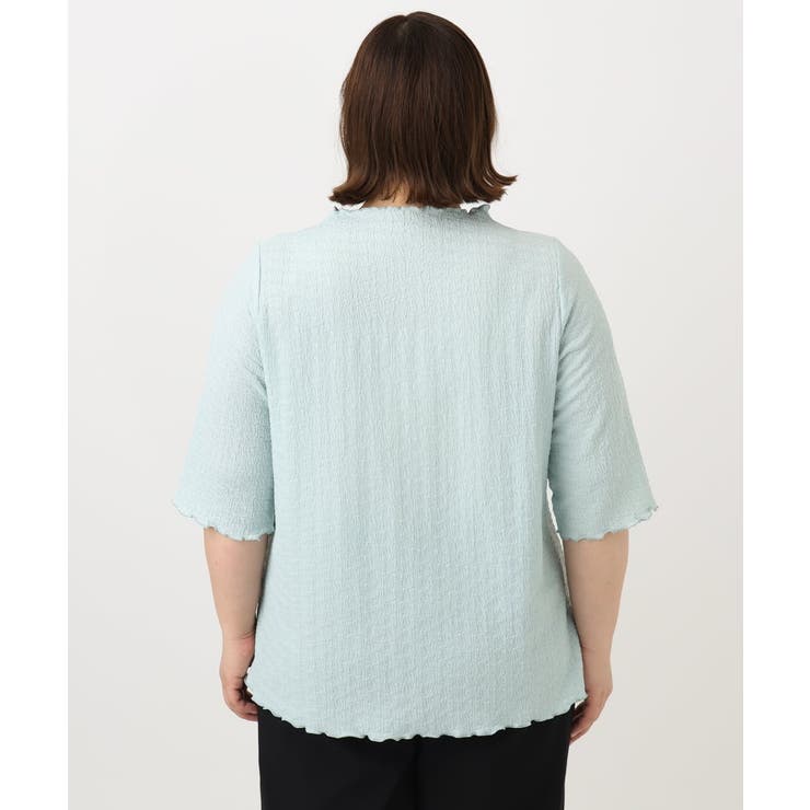 【大きいサイズ】メローぽこぽこカットソー | eur3 | 詳細画像5 