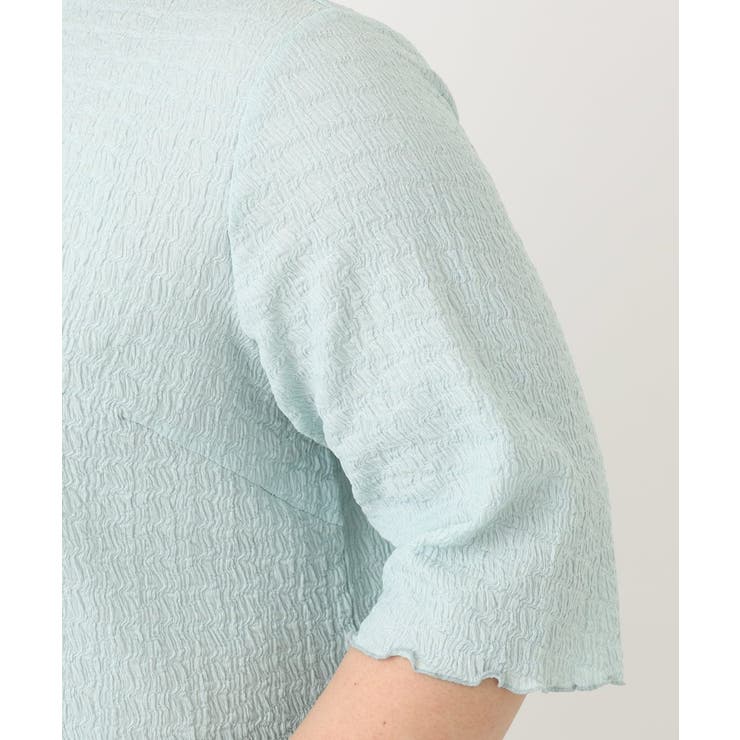 【大きいサイズ】メローぽこぽこカットソー | eur3 | 詳細画像7 