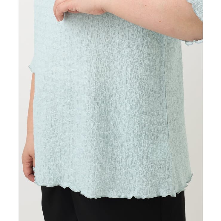 【大きいサイズ】メローぽこぽこカットソー | eur3 | 詳細画像8 