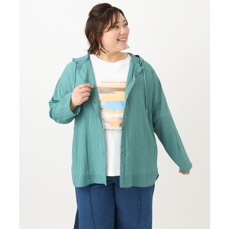 【大きいサイズ】コットンプリントTシャツ | eur3 | 詳細画像12 