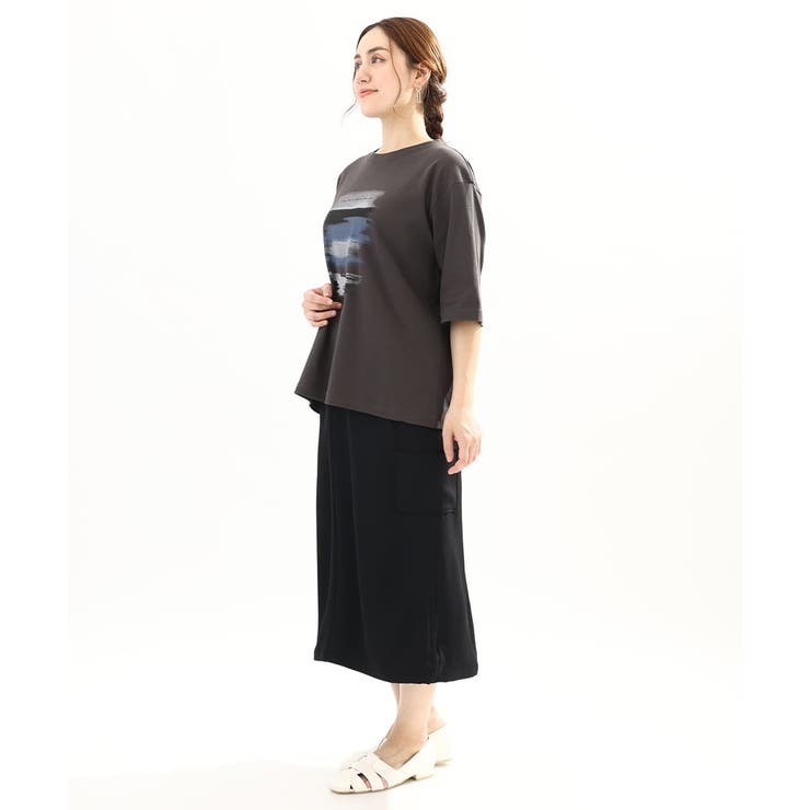 【大きいサイズ】コットンプリントTシャツ | eur3 | 詳細画像26 