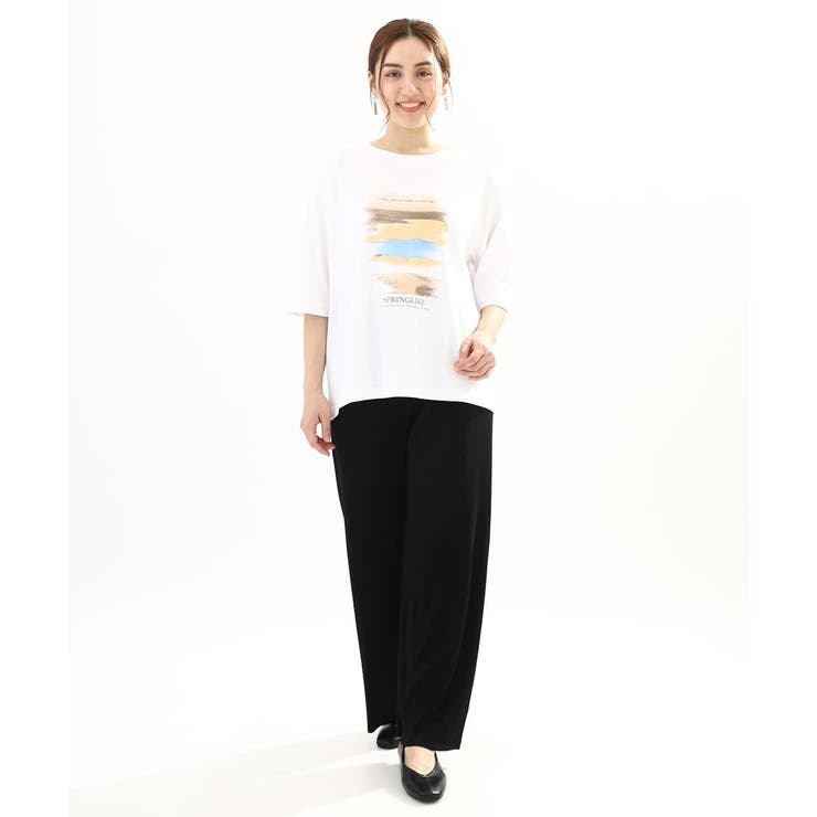 【大きいサイズ】コットンプリントTシャツ | eur3 | 詳細画像6 