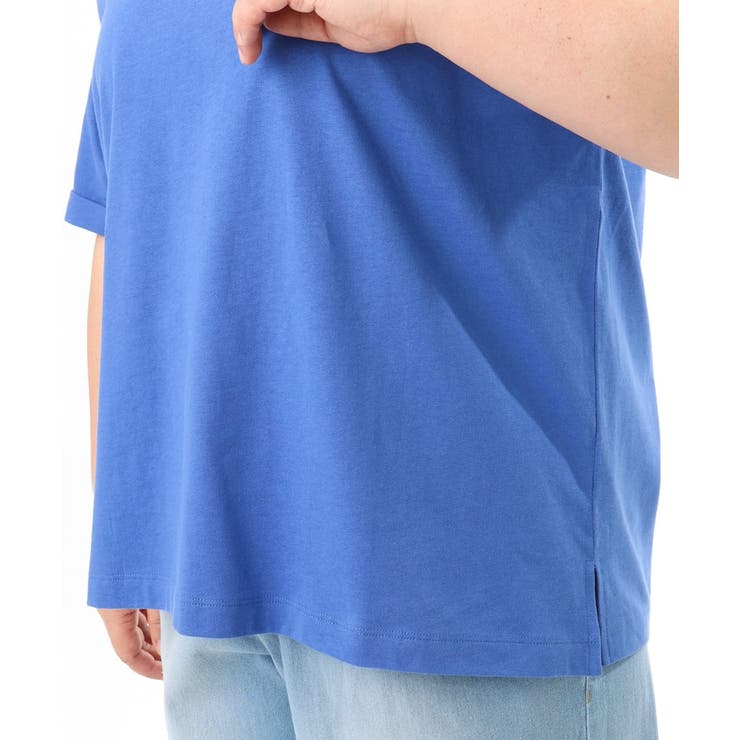 【大きいサイズ/接触冷感/UVカット】ドロップショルダーコットンTシャツ | eur3 | 詳細画像17 