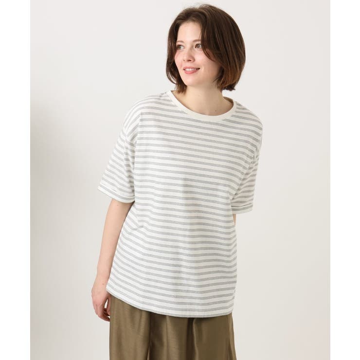 【大きいサイズ/接触冷感/UVカット】ドロップショルダーコットンTシャツ | eur3 | 詳細画像34 