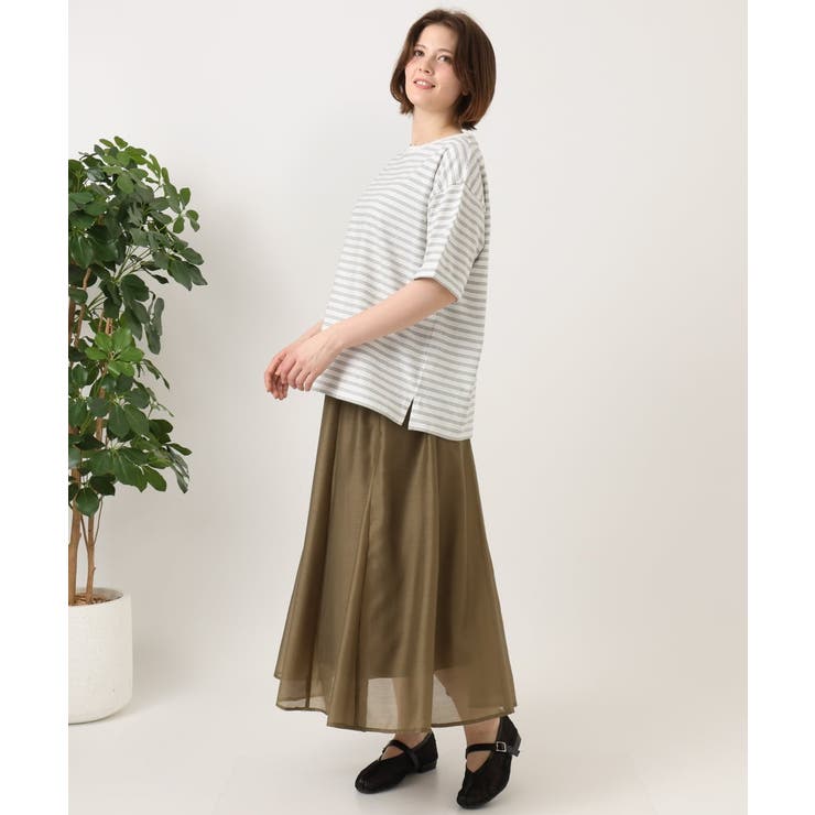 【大きいサイズ/接触冷感/UVカット】ドロップショルダーコットンTシャツ | eur3 | 詳細画像36 