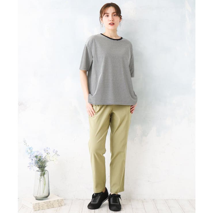 【大きいサイズ】ボーダーTシャツ | eur3 | 詳細画像18 