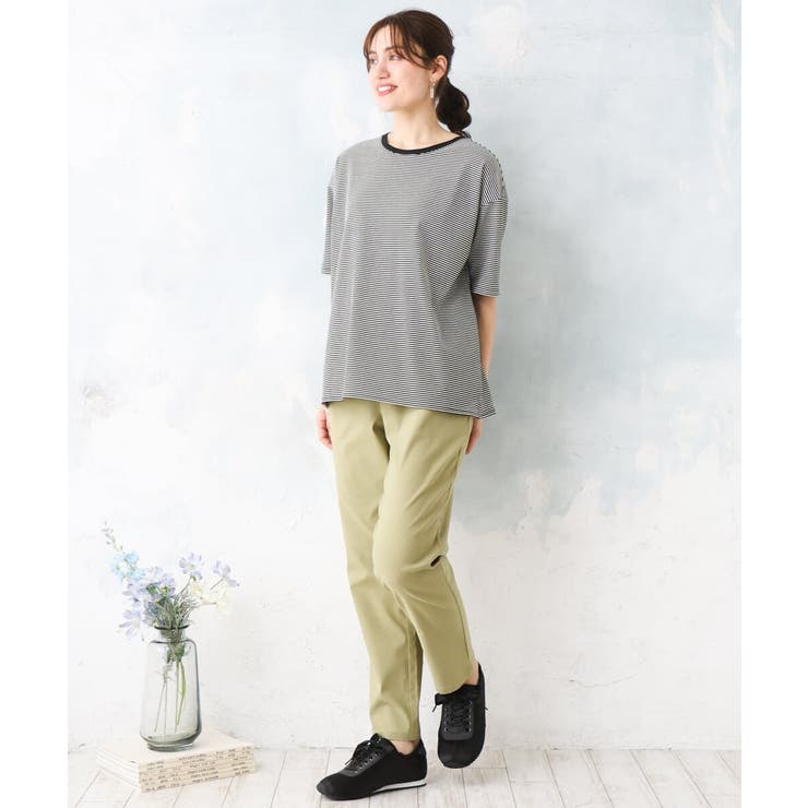 【大きいサイズ】ボーダーTシャツ | eur3 | 詳細画像19 
