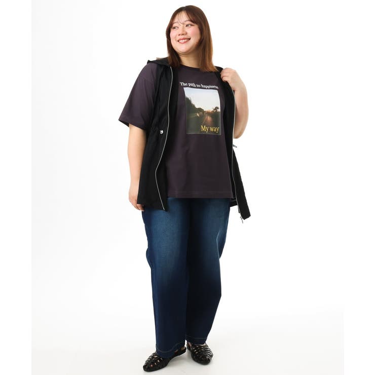 【大きいサイズ/機能素材】フォトプリントTシャツ | eur3 | 詳細画像13 