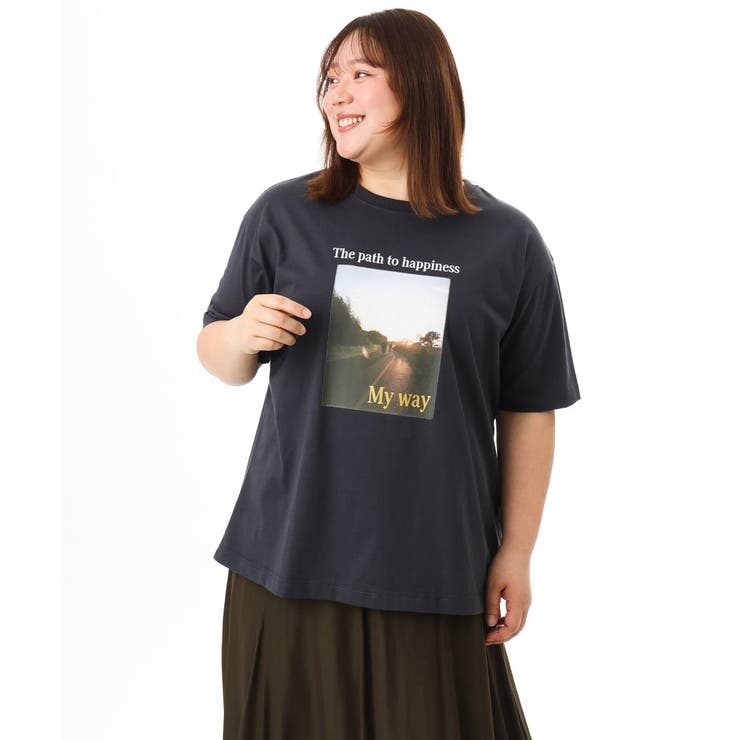 【大きいサイズ/機能素材】フォトプリントTシャツ | eur3 | 詳細画像14 