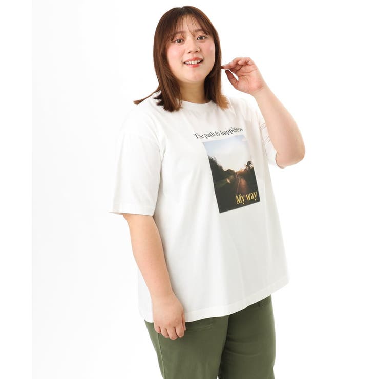 【大きいサイズ/機能素材】フォトプリントTシャツ | eur3 | 詳細画像9 