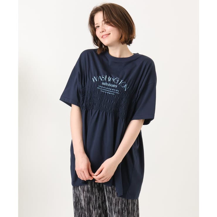 【大きいサイズ/機能素材】シャーリングロゴTシャツ | eur3 | 詳細画像7 