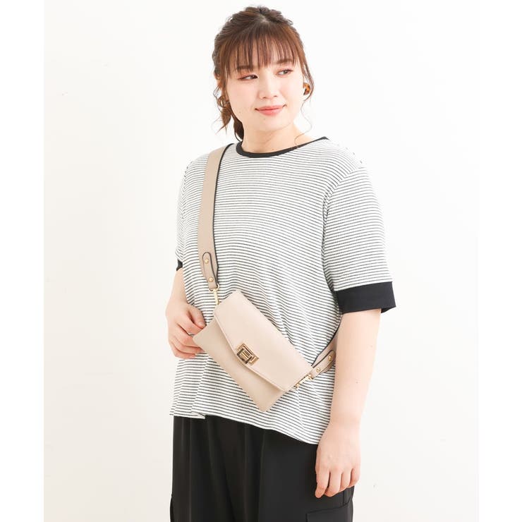 【大きいサイズ】テレコボーダーカットソー | eur3 | 詳細画像11 