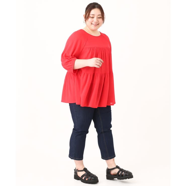 【大きいサイズ】ティアードカットソー | eur3 | 詳細画像13 