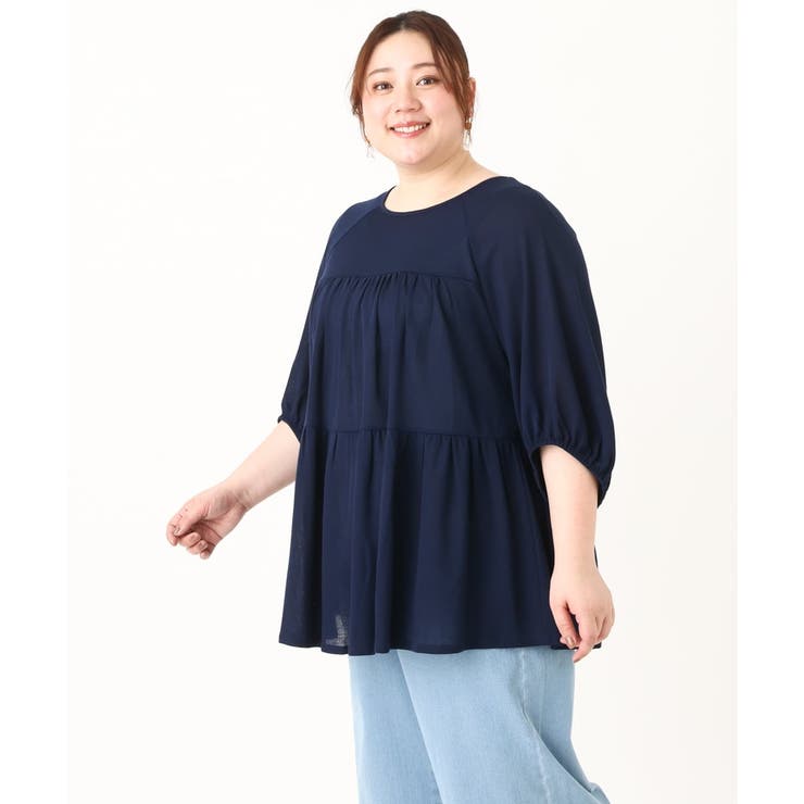 【大きいサイズ】ティアードカットソー | eur3 | 詳細画像19 